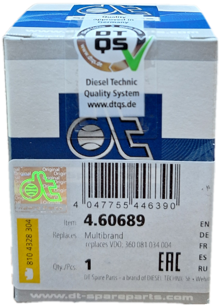 کنترل فشار روغن مایلر